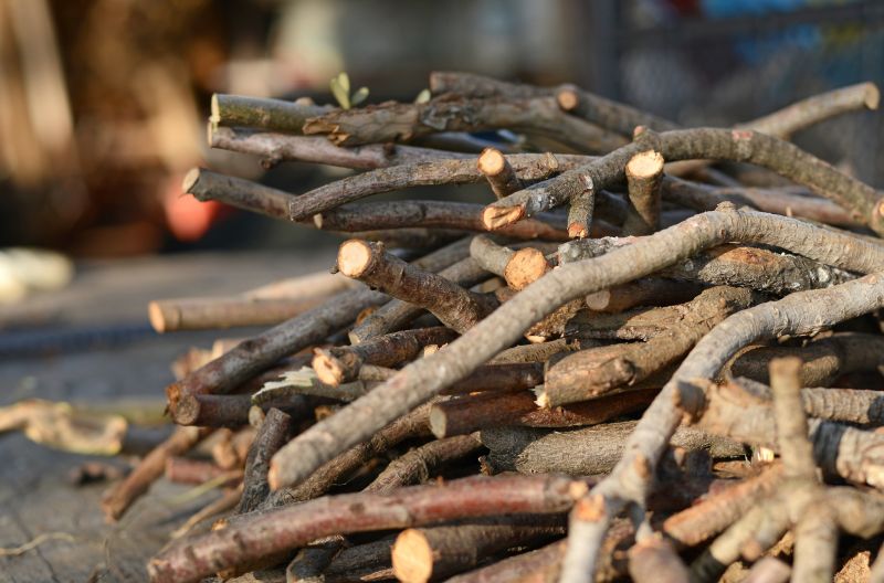 Stacked Cedar Trimmings